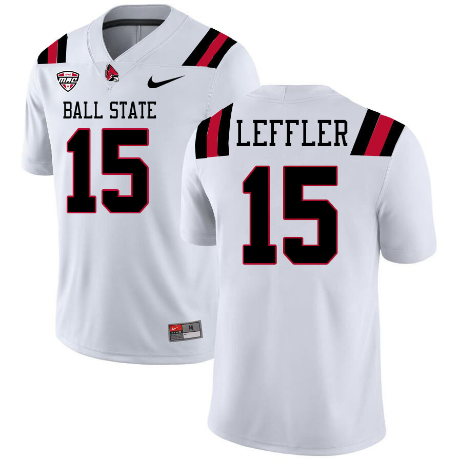 Aidan Leffler Ball State Jersey,Ball State Cardinals #15 Aidan Leffler Jersey Youth College-White